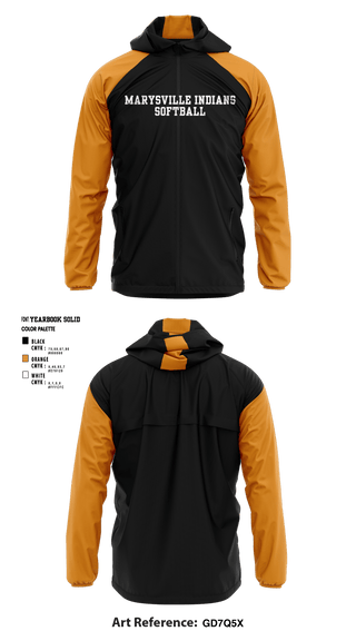 Windbreaker, Marysville indians, Softball, Teamtime, Team time, sublimation, custom sports apparel, team uniforms, spirit wear, spiritwear, sports uniforms, custom shirts, team store, custom team store, fundraiser sports, apparel fundraiser