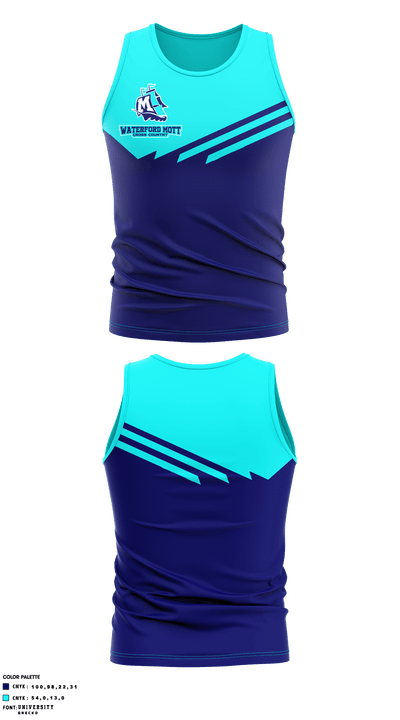 Waterford Mott High School Cross Country 29637996 Tank Top - 1