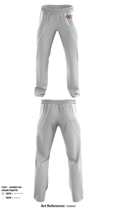 Antelope Valley College Football 35006084 Sweatpants - 1