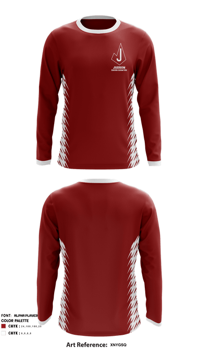 Judson High School Cross Country 60220536 Long Sleeve Performance Shirt - 1