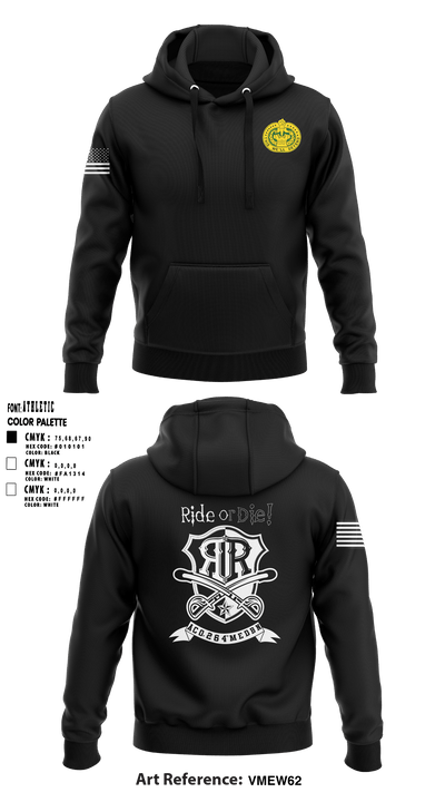 A Co 264th MED BN 95225036 Hoodie - 2