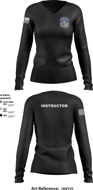 Women's Long Sleeve Vneck Shirt, , Air Force, Teamtime, Team time, sublimation, custom sports apparel, team uniforms, spirit wear, spiritwear, sports uniforms, custom shirts, team store, custom team store, fundraiser sports, apparel fundraiser