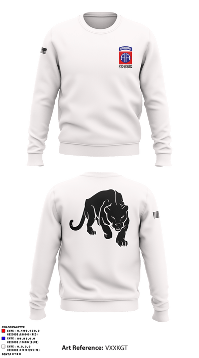 82nd Airborne Division 13131844 Crew Neck Sweatshirt - 3