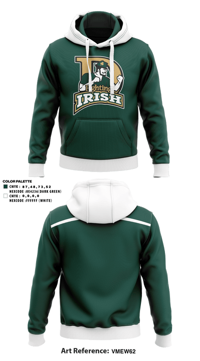 Desales High School Softball 69788964 Hoodie - 1