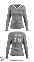 Slammers FP 62521762 Women's Long Sleeve V-neck Shirt - 11