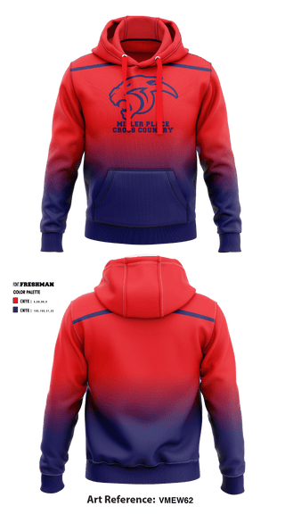 Hoodie, Miller Place High School Cross Country, Cross Country, Teamtime, Team time, sublimation, custom sports apparel, team uniforms, spirit wear, spiritwear, sports uniforms, custom shirts, team store, custom team store, fundraiser sports, apparel fundraiser