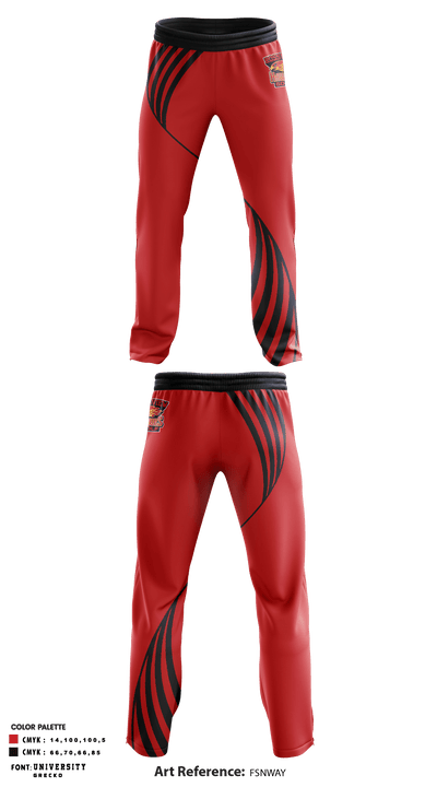 Rossview High School Golf 94027066 Sweatpants - 1
