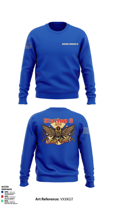 Engine Company 6 67948577 Crew Neck Sweatshirt - 1
