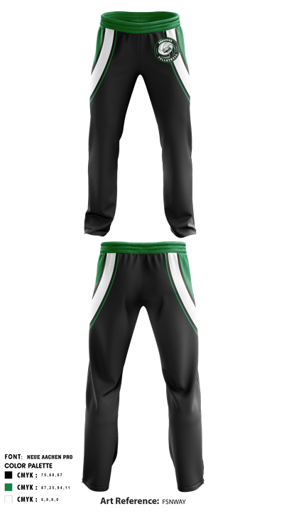Pasadena High School Women's Volleyball 53798990 Sweatpants - 1