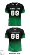 Pipestone Area High School Football 16593963 Short Sleeve Performance Shirt - 2