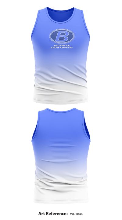 Brunswick High School Cross Country 30557077 Tank Top - 1