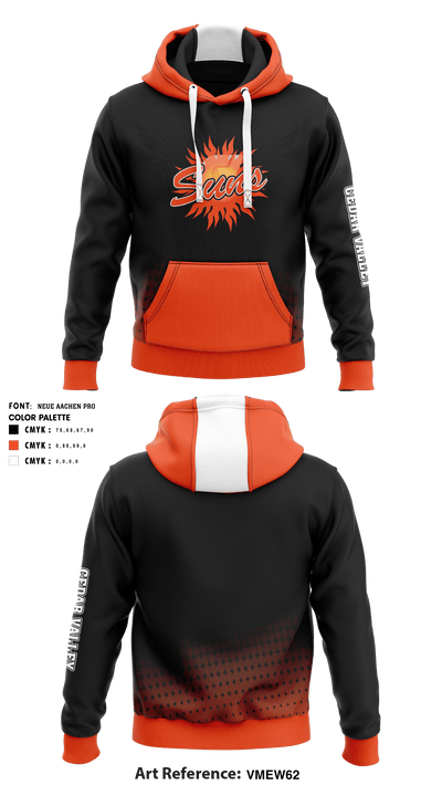 Cedar Valley College Basketball 28993431 Hoodie - 1