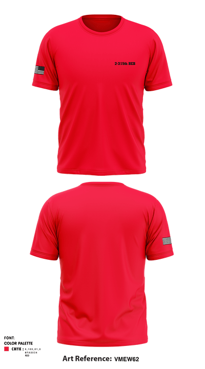 2-315th BEB 10765049 Short Sleeve Performance Shirt - 1