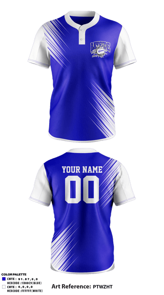 Two Button Softball Jersey, Bayside Blues Softball, Softball, Teamtime, Team time, sublimation, custom sports apparel, team uniforms, spirit wear, spiritwear, sports uniforms, custom shirts, team store, custom team store, fundraiser sports, apparel fundraiser