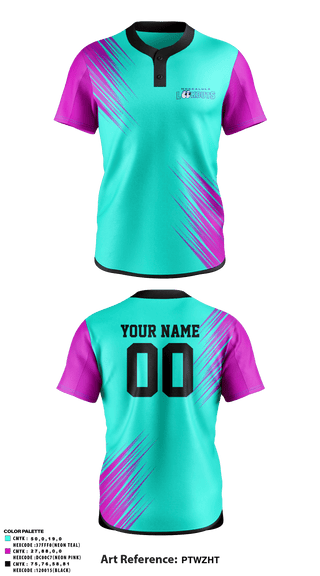 Two Button Softball Jersey, Noccalula lookouts, Softball, Teamtime, Team time, sublimation, custom sports apparel, team uniforms, spirit wear, spiritwear, sports uniforms, custom shirts, team store, custom team store, fundraiser sports, apparel fundraiser