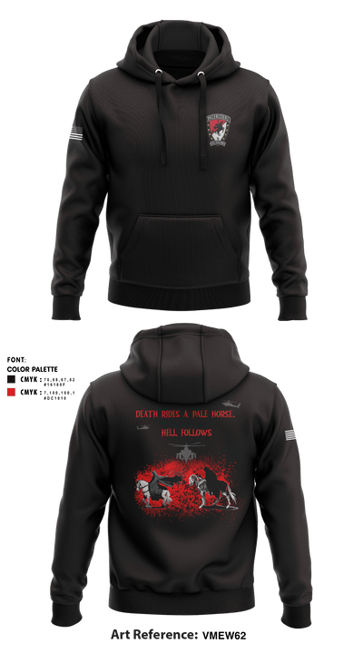 B Troop 6-6 CAV 27154728 Hoodie - 1