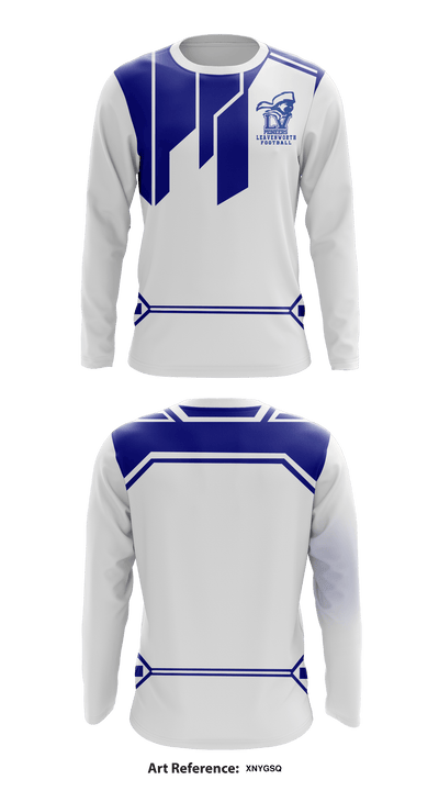Leavenworth Youth Football 85780873 Long Sleeve Performance Shirt - 1