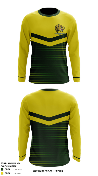 Falls Church High School Cheer 79566332 Long Sleeve Performance Shirt - 1