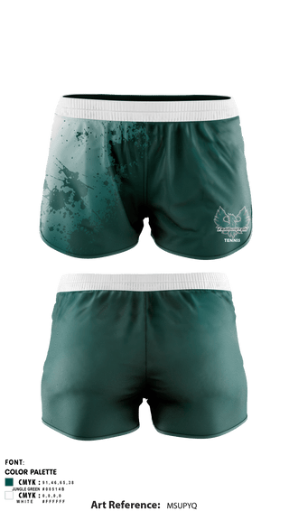Women's Shorts, Farmington High School Tennis, Tennis, Teamtime, Team time, sublimation, custom sports apparel, team uniforms, spirit wear, spiritwear, sports uniforms, custom shirts, team store, custom team store, fundraiser sports, apparel fundraiser