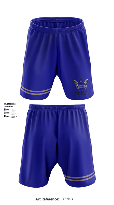 Mount Vernon High School Baseball 61744643 Athletic Shorts With Pockets - 1