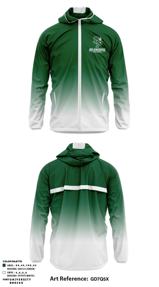 Windbreaker, St Patrick Catholic High School Tennis, Tennis, Teamtime, Team time, sublimation, custom sports apparel, team uniforms, spirit wear, spiritwear, sports uniforms, custom shirts, team store, custom team store, fundraiser sports, apparel fundraiser