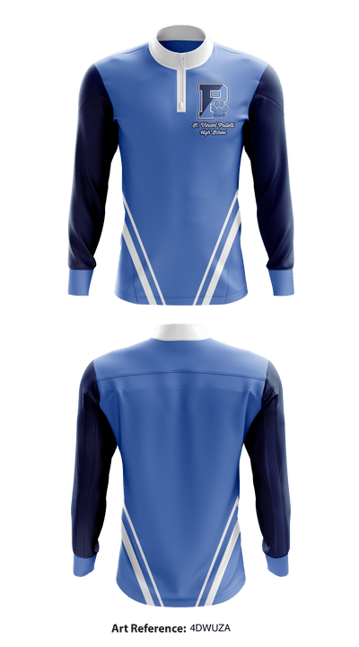 St. Vincent Pallotti High School 55581912 Quarter Zip Jacket - 1