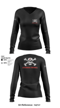 Eastbrook Football 7240333 Women's Long Sleeve V-neck Shirt - 2