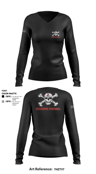 Women's Long Sleeve Vneck Shirt, , Army, Teamtime, Team time, sublimation, custom sports apparel, team uniforms, spirit wear, spiritwear, sports uniforms, custom shirts, team store, custom team store, fundraiser sports, apparel fundraiser