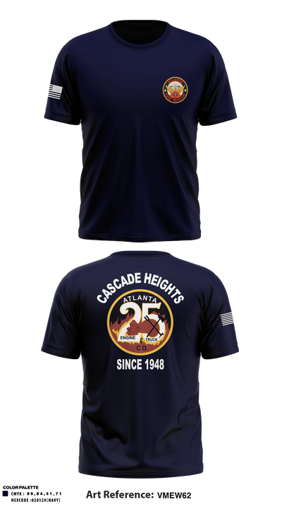 AFRD Company 25 95984984 Short Sleeve Performance Shirt - 3