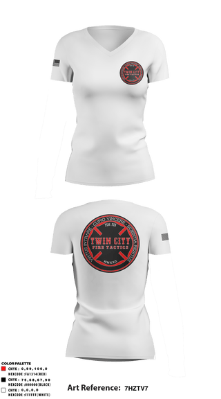 Women's Short Sleeve Vneck Shirt, , Fire Department, Teamtime, Team time, sublimation, custom sports apparel, team uniforms, spirit wear, spiritwear, sports uniforms, custom shirts, team store, custom team store, fundraiser sports, apparel fundraiser