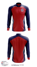 Jewel M Sumner High School Basketball 20765348 Quarter Zip Jacket - 1