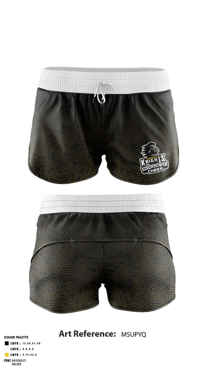 Eisenhower Middle School Cheer 43051739 Women's Shorts - 1