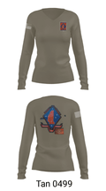 V1/1 23142041 Women's Long Sleeve V-neck Shirt - 41