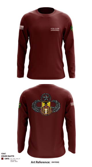 Long Sleeve Performance Shirt, 412TH CA BN, , Teamtime, Team time, sublimation, custom sports apparel, team uniforms, spirit wear, spiritwear, sports uniforms, custom shirts, team store, custom team store, fundraiser sports, apparel fundraiser