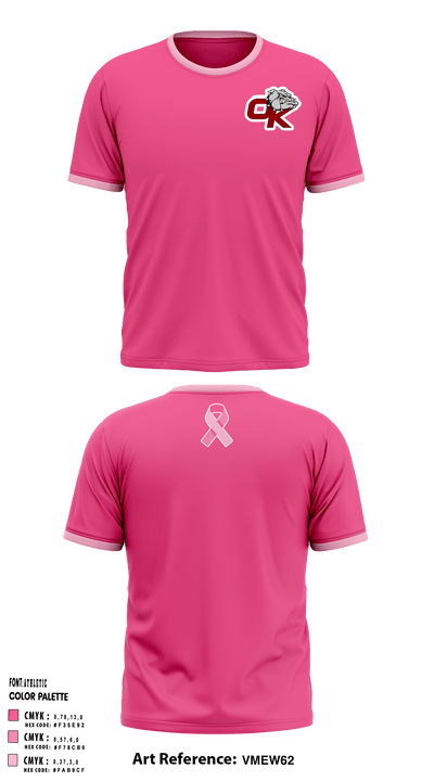 Okanogan High School Cheer 9964188 Short Sleeve Performance Shirt - 3