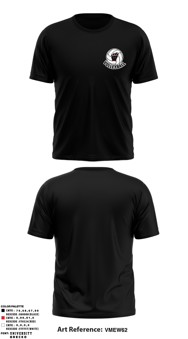 Short Sleeve Performance Shirt, Weaver Bearcats, Women's Volleyball, Teamtime, Team time, sublimation, custom sports apparel, team uniforms, spirit wear, spiritwear, sports uniforms, custom shirts, team store, custom team store, fundraiser sports, apparel fundraiser