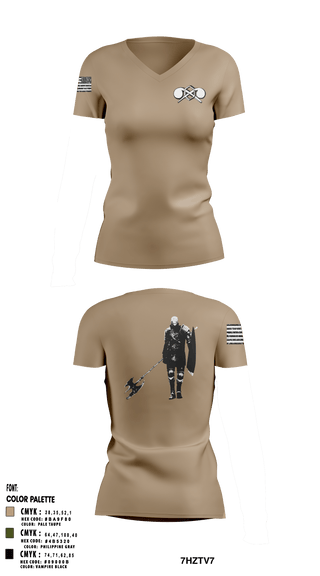 Women's Short Sleeve Vneck Shirt, , Army, Teamtime, Team time, sublimation, custom sports apparel, team uniforms, spirit wear, spiritwear, sports uniforms, custom shirts, team store, custom team store, fundraiser sports, apparel fundraiser