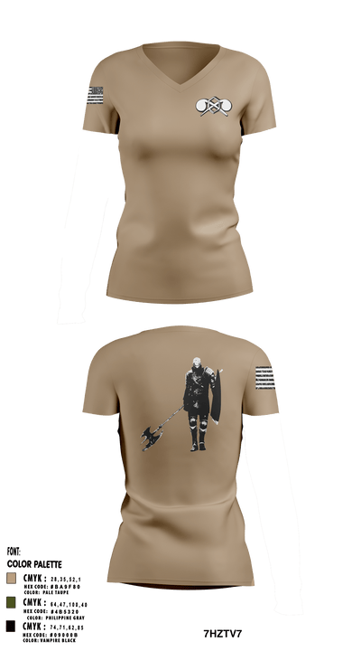 Rogue Nation 3745837 Women's Short Sleeve V-neck Shirt - 1