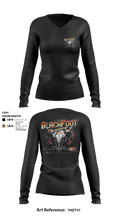 A CO 309th MI BN 40949231 Women's Long Sleeve V-neck Shirt - 3