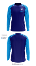 Drury High School Baseball 90815515 Long Sleeve Performance Shirt - 1