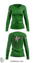 P.C.S.O. SWAT 73227294 Women's Long Sleeve V-neck Shirt - 1