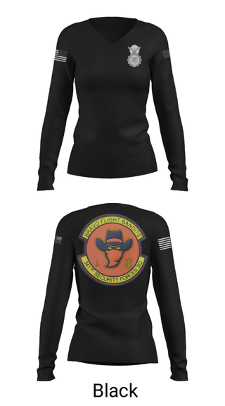 Women's Long Sleeve Vneck Shirt, , Air Force, Teamtime, Team time, sublimation, custom sports apparel, team uniforms, spirit wear, spiritwear, sports uniforms, custom shirts, team store, custom team store, fundraiser sports, apparel fundraiser
