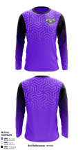 Crowley High School Golf 37272712 Long Sleeve Performance Shirt - 1