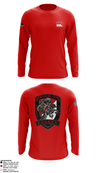 Long Sleeve Performance Shirt, , Army, Teamtime, Team time, sublimation, custom sports apparel, team uniforms, spirit wear, spiritwear, sports uniforms, custom shirts, team store, custom team store, fundraiser sports, apparel fundraiser