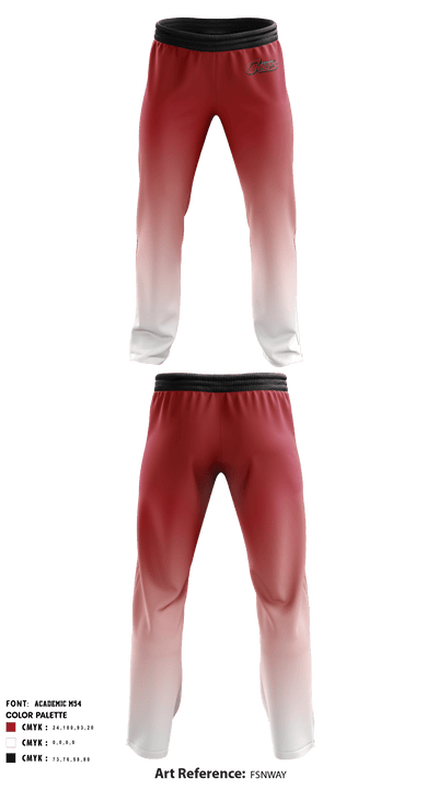 Waubonsee Community College Basketball 5790164 Sweatpants - 1