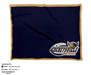 Blanket, Cockeysville Eagles Football, Football, Teamtime, Team time, sublimation, custom sports apparel, team uniforms, spirit wear, spiritwear, sports uniforms, custom shirts, team store, custom team store, fundraiser sports, apparel fundraiser