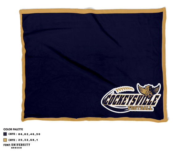 Blanket, Cockeysville Eagles Football, Football, Teamtime, Team time, sublimation, custom sports apparel, team uniforms, spirit wear, spiritwear, sports uniforms, custom shirts, team store, custom team store, fundraiser sports, apparel fundraiser