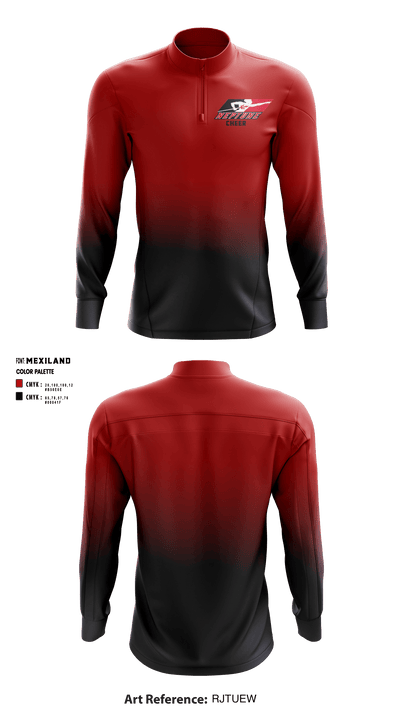 Neptune High School Cheer 15392549 Quarter Zip Jacket - 1