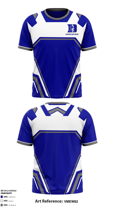 Peotone Blue Demon 18220602 Short Sleeve Performance Shirt - 1