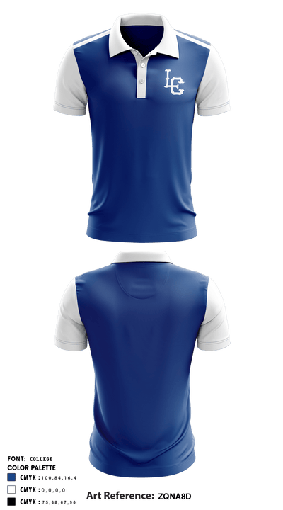 L'Anse Creuse High School Women's Volleyball 89770614 Short Sleeve Performance Polo - 1